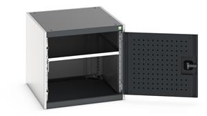 Cabinet consists of 1 x 500mm door and 1 shelf adjustable to 25mm pitch  Internal dimensions of 635mm wide and 690mm deep... Bott Cubio Tool Storage Drawer Units 650 mm wide 750 deep